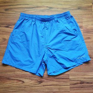 Columbia Omni-Shade Blue Swim Trunks  Shorts Sz L